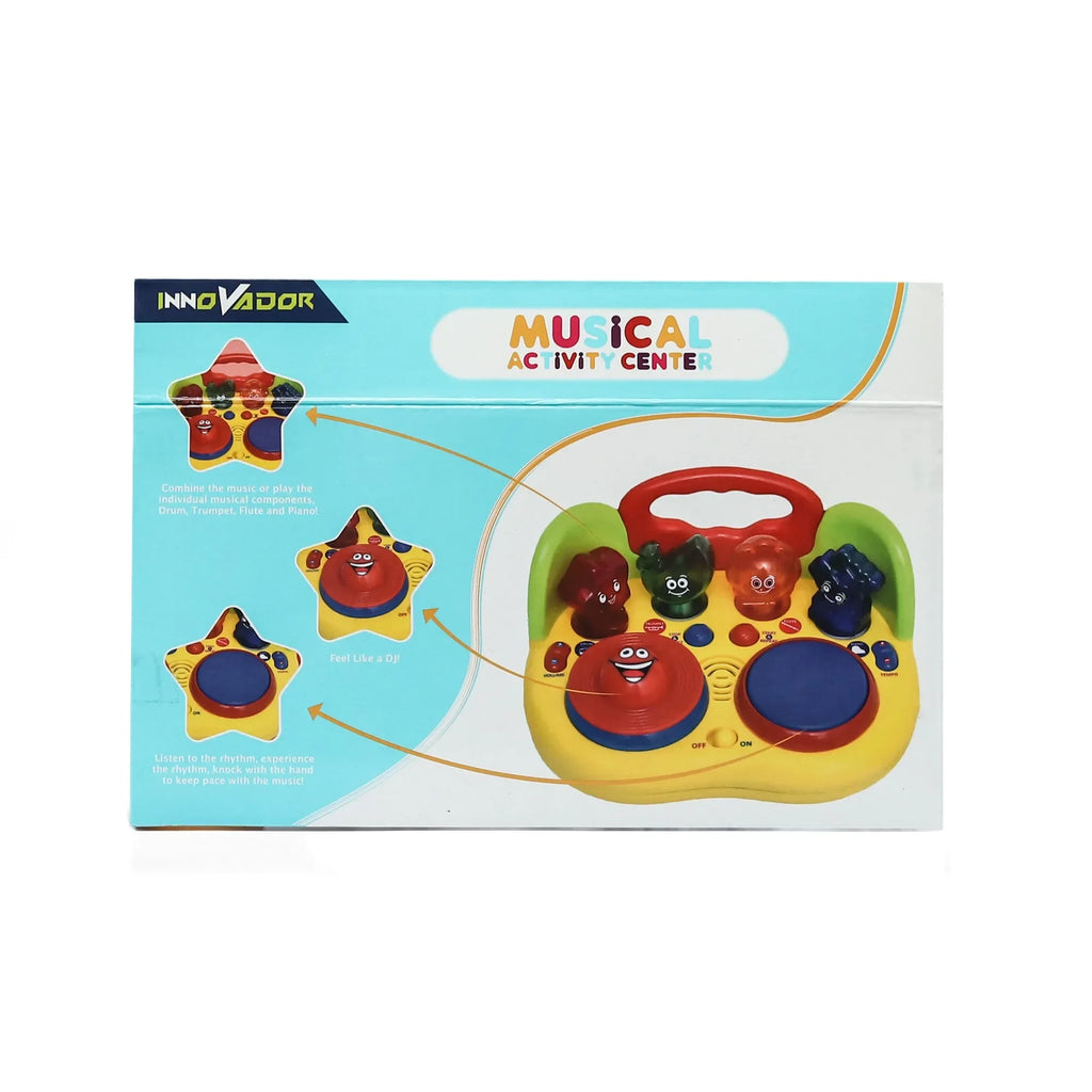 Innovador Musical Activity Center – Interactive Musical Toy for Toddlers 1+ | Piano, Drum, Trumpet, Flute Sounds | Early Learning Toy for Creativity, Rhythm & Sensory Development - Naivri