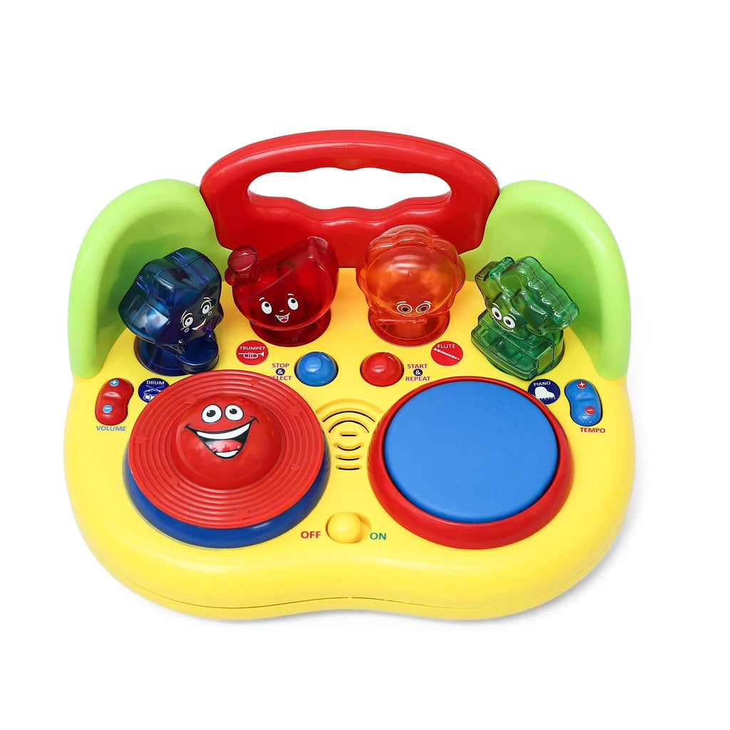 Innovador Musical Activity Center – Interactive Musical Toy for Toddlers 1+ | Piano, Drum, Trumpet, Flute Sounds | Early Learning Toy for Creativity, Rhythm & Sensory Development - Naivri