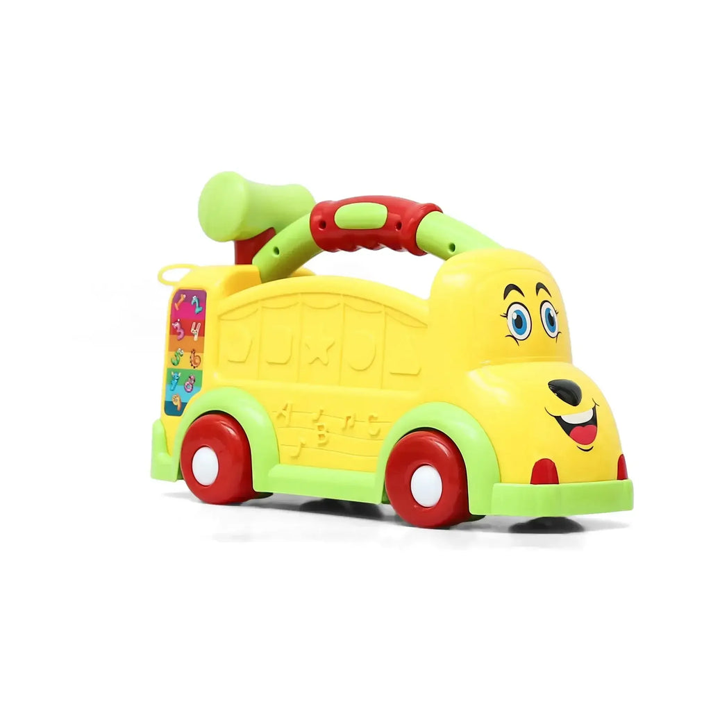 Innovador Musical Bus | Interactive Learning Toy for Toddlers with Pop-Up Animals, Music & Hammer Play | Age 1+ - Naivri
