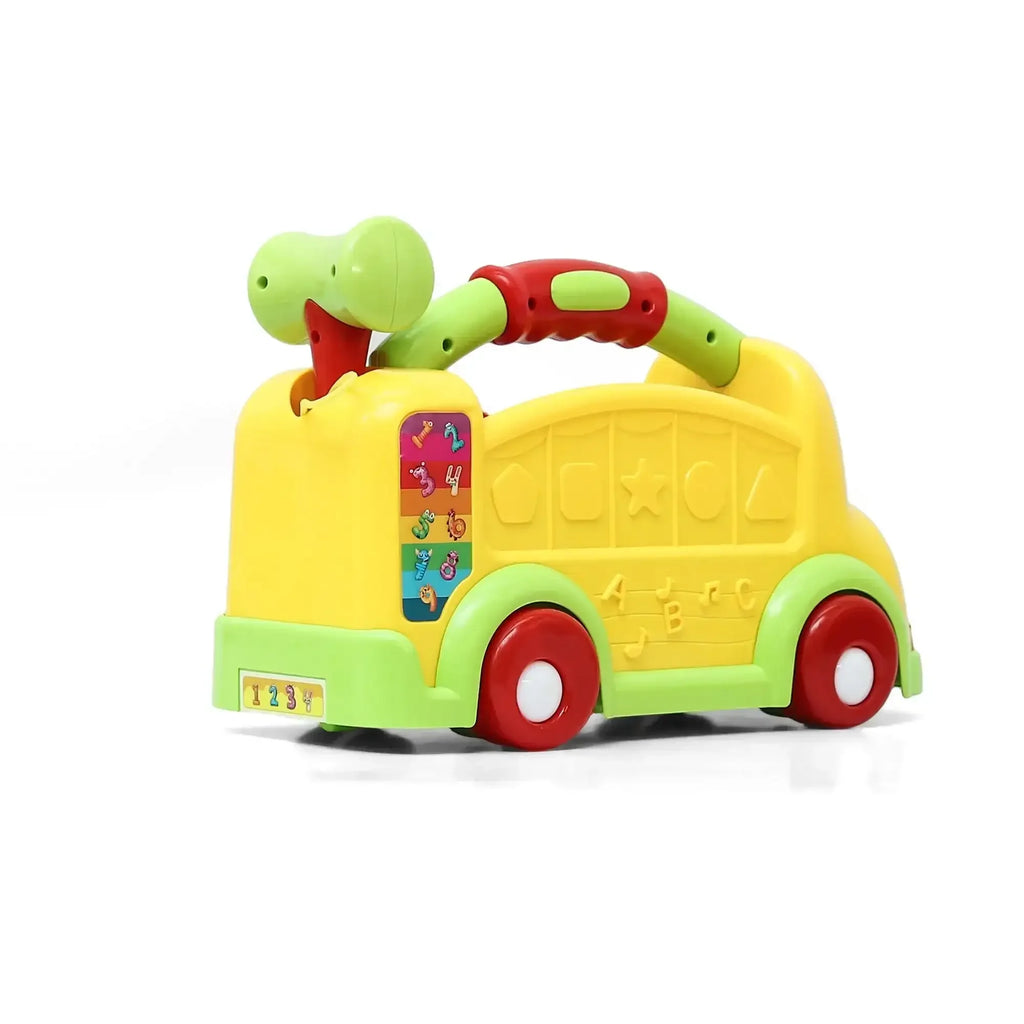 Innovador Musical Bus | Interactive Learning Toy for Toddlers with Pop-Up Animals, Music & Hammer Play | Age 1+ - Naivri