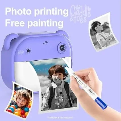 Instant Print Camera for Kids, Full HD 1080P - Naivri