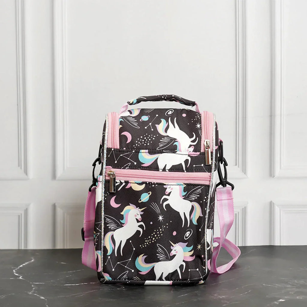 Insulated Lunch Box Bag- Unicorn Pink - Naivri