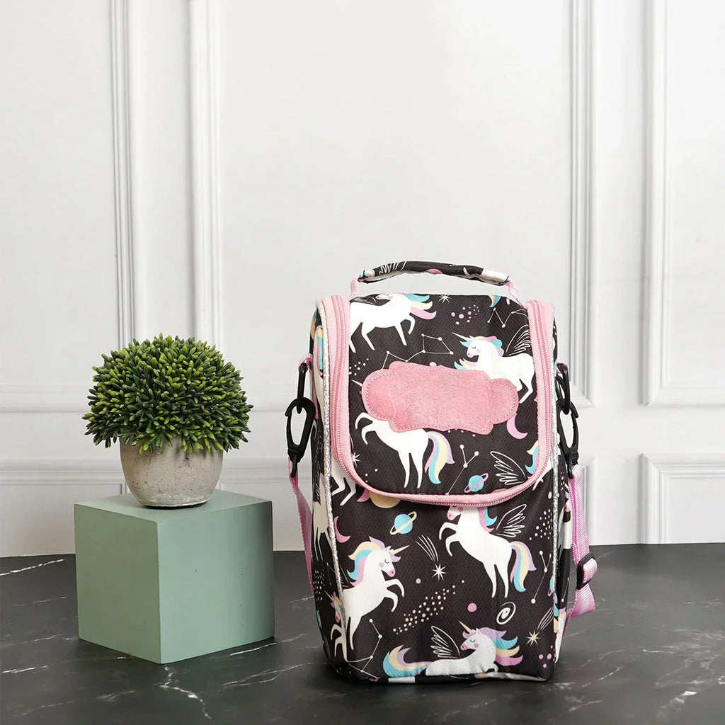 Insulated Lunch Box Bag- Unicorn Pink - Naivri