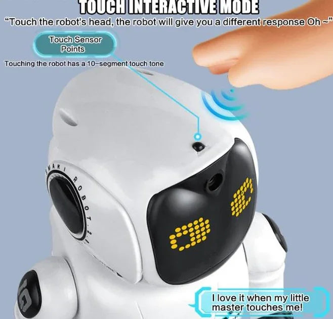 Interactive K46 Programmable Robot – Touch & Voice Controlled Toy for Kids 5+ - Naivri