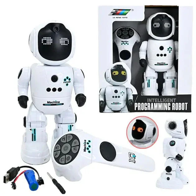 Interactive K46 Programmable Robot – Touch & Voice Controlled Toy for Kids 5+ - Naivri