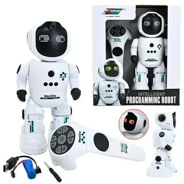 Interactive K46 Programmable Robot – Touch & Voice Controlled Toy for Kids 5+ - Naivri