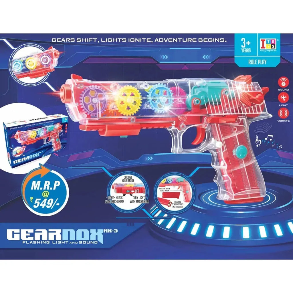 Itoys Gearnox Mk-3 Light Aand Sound Gun - Naivri