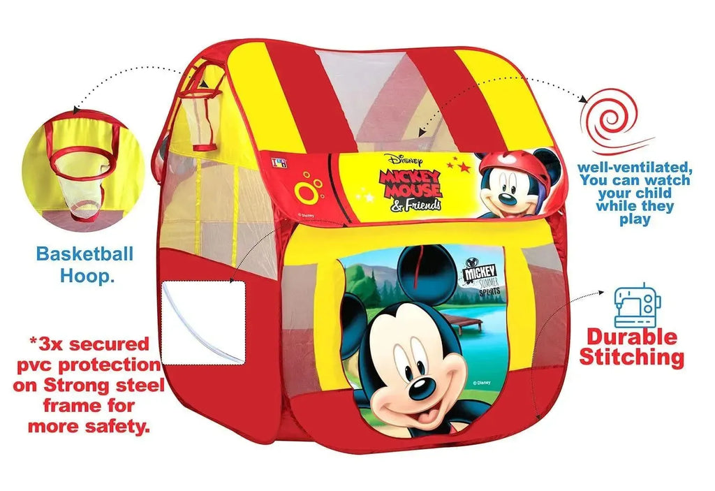 Itoys Mickey Pop Up Tent Foldable - Naivri