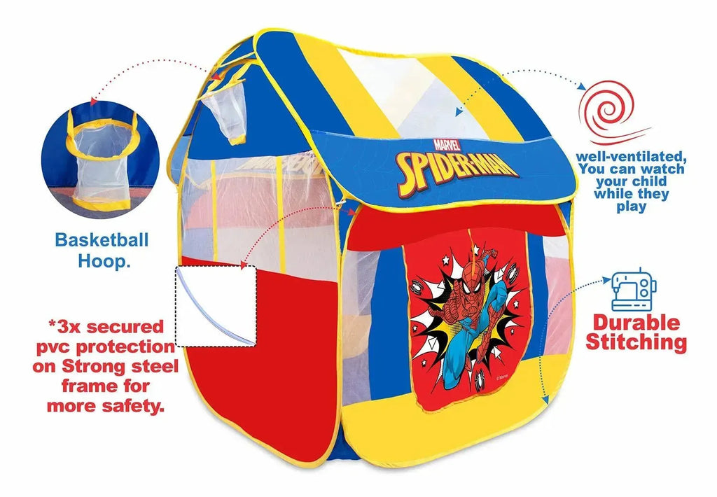 Itoys Pop Up Tent Spiderman - Naivri