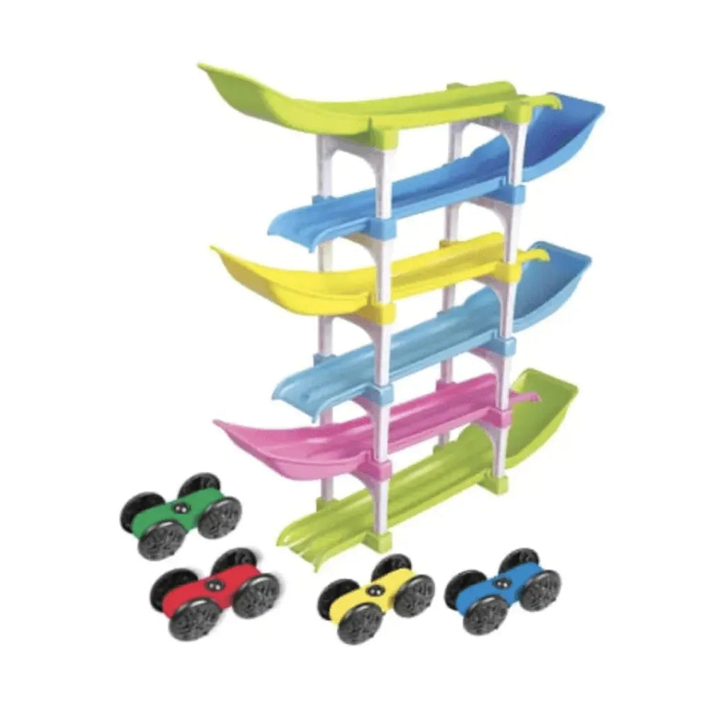 Itoys Ramp Racing Big 4 Cars 6 Ramps - Naivri