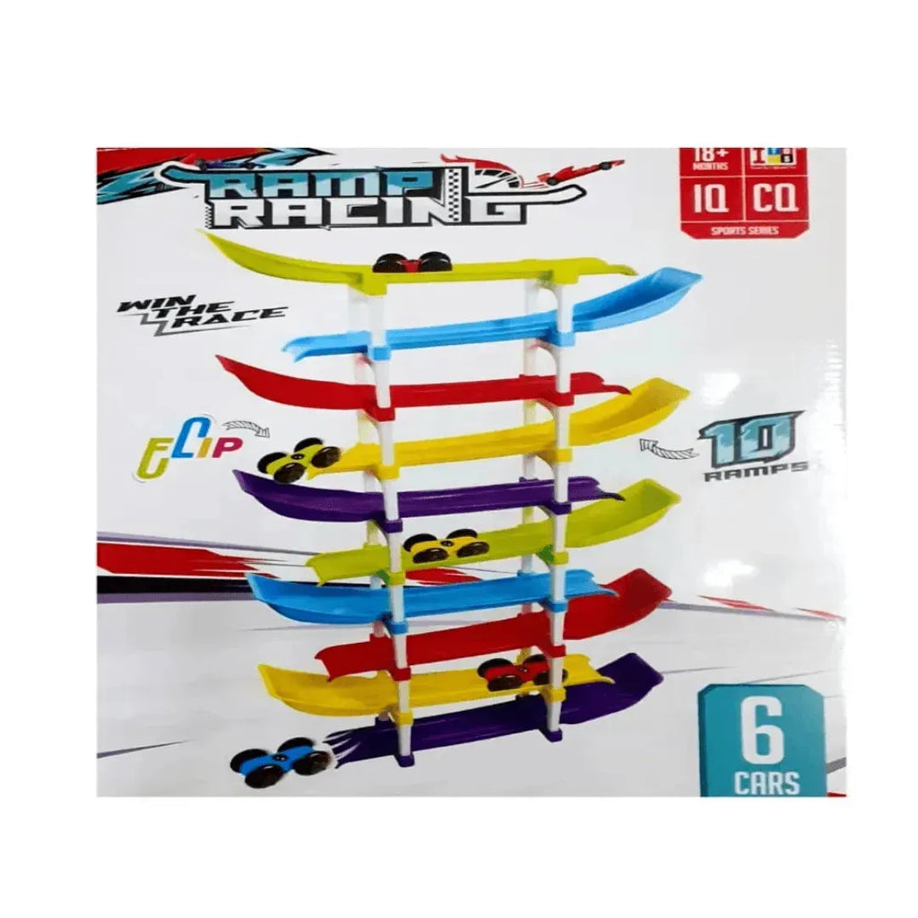 Itoys Ramp Racing Big 6 Cars 10 Ramps - Naivri