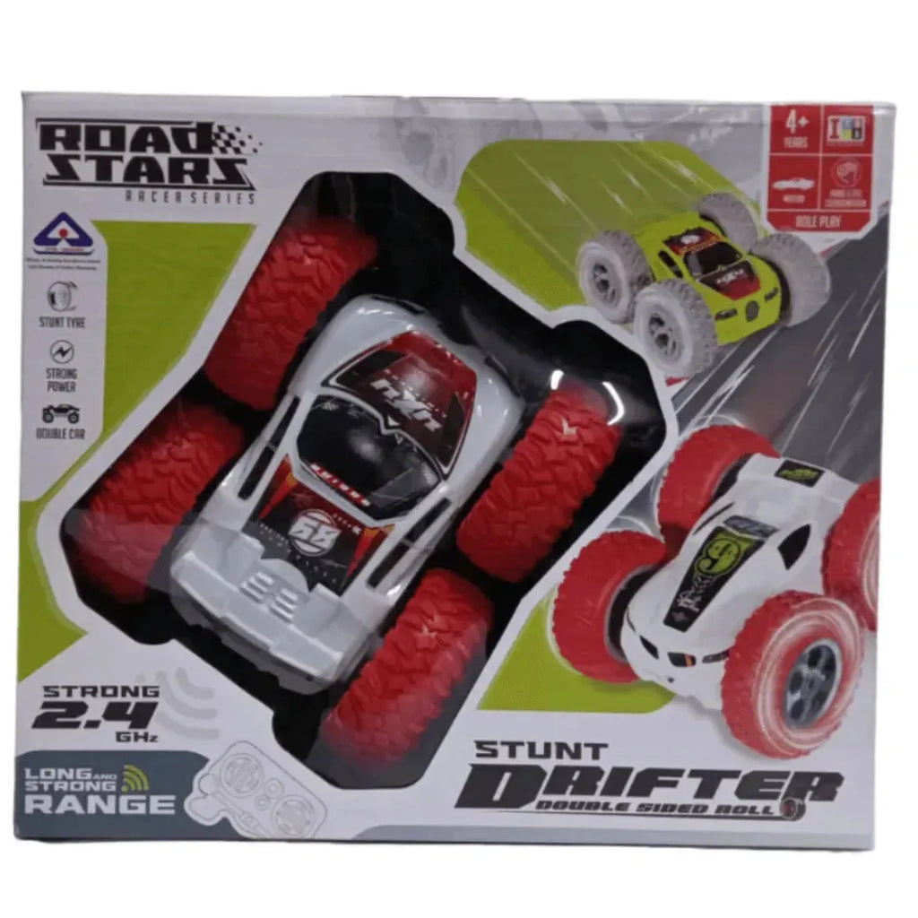 Itoys Road Stars Stunt Drifter Double-Sided Roll Car - Naivri