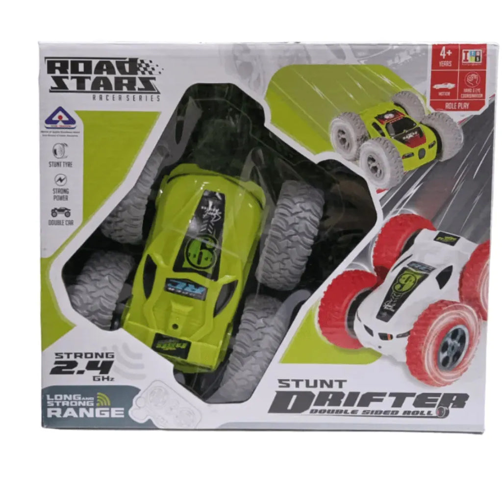 Itoys Road Stars Stunt Drifter Double-Sided Roll Car - Naivri