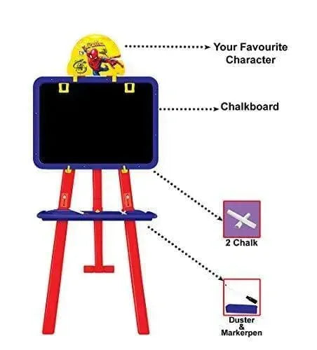 Itoys Spiderman 5 in 1 Easel Board - Naivri