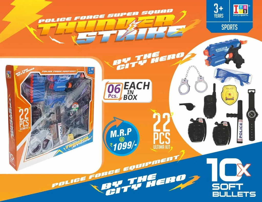 Itoys Thunder Strike Police Kit - Naivri