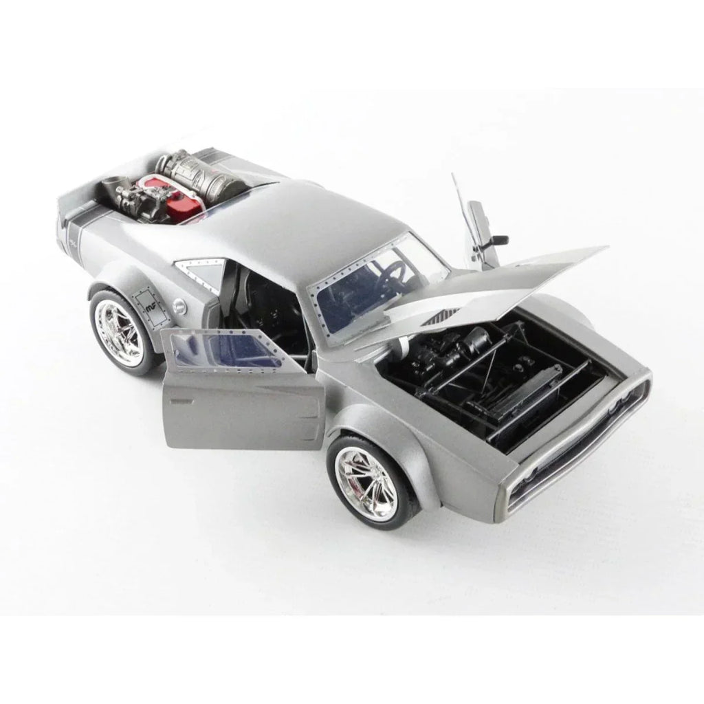 Jada Fast & Furious 1:24 Dom’s Ice Charger – Silver Diecast Car - Naivri