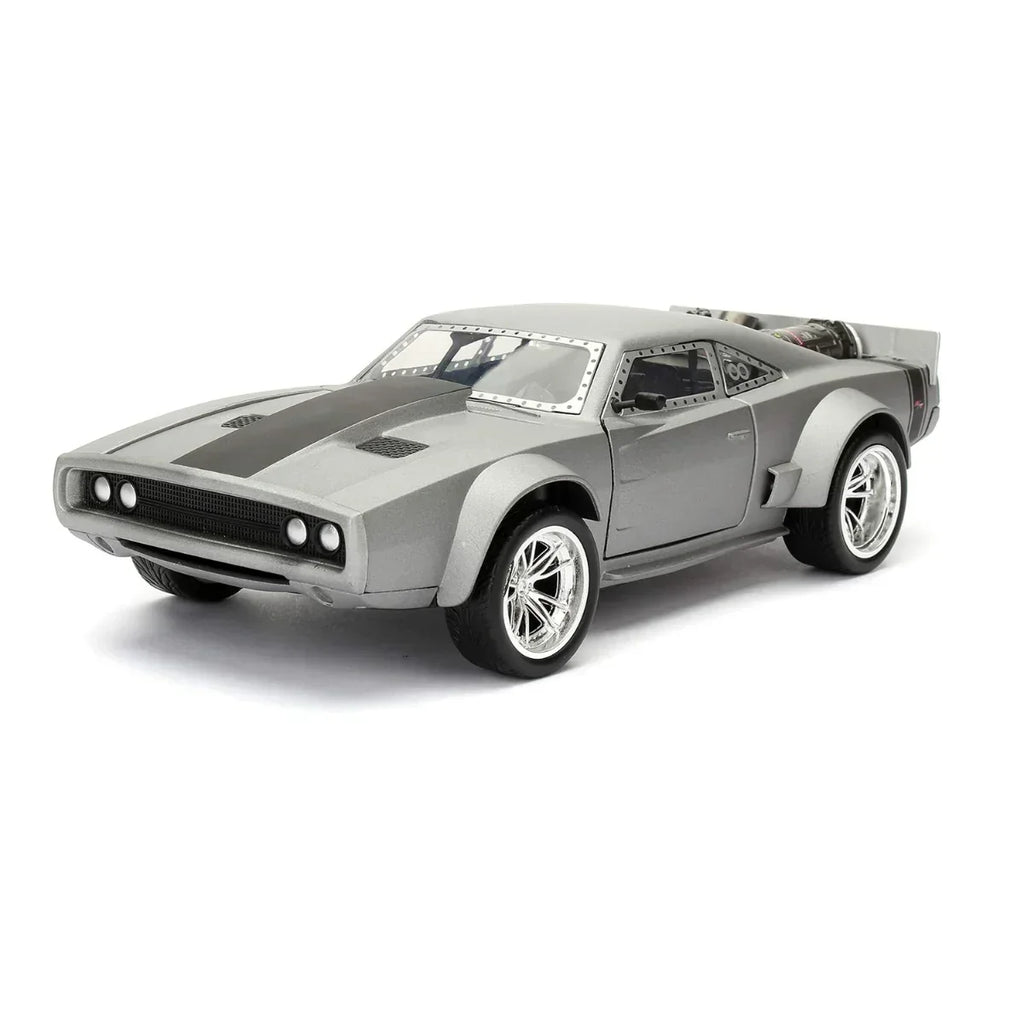 Jada Fast & Furious 1:24 Dom’s Ice Charger – Silver Diecast Car - Naivri