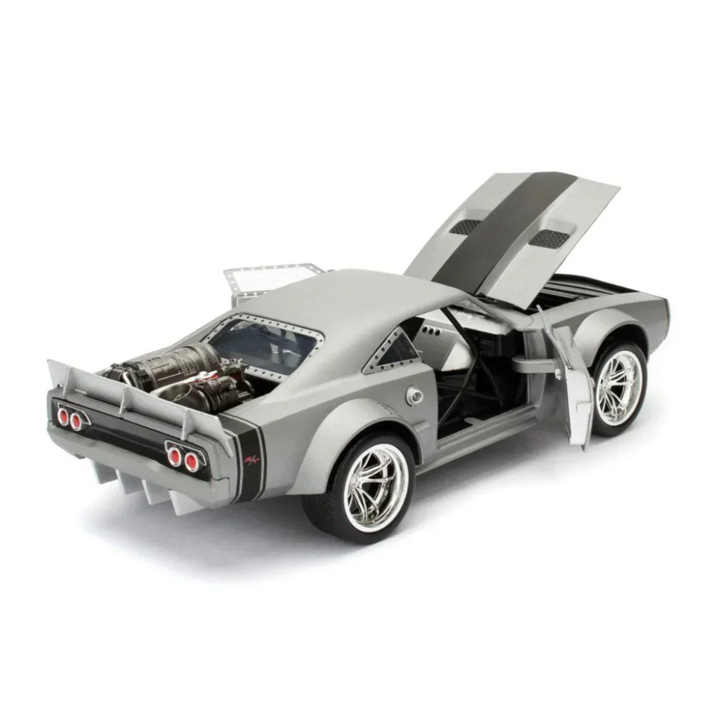 Jada Fast & Furious 1:24 Dom’s Ice Charger – Silver Diecast Car - Naivri