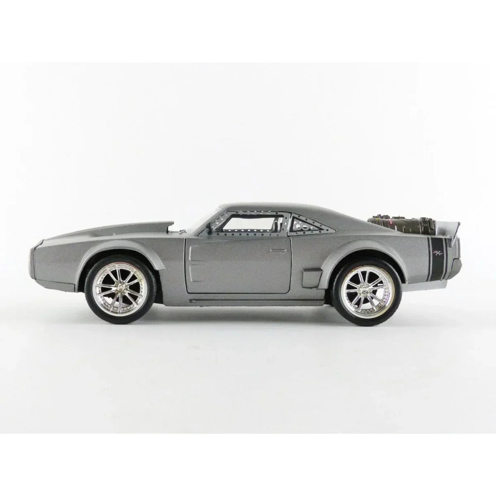Jada Fast & Furious 1:24 Dom’s Ice Charger – Silver Diecast Car - Naivri