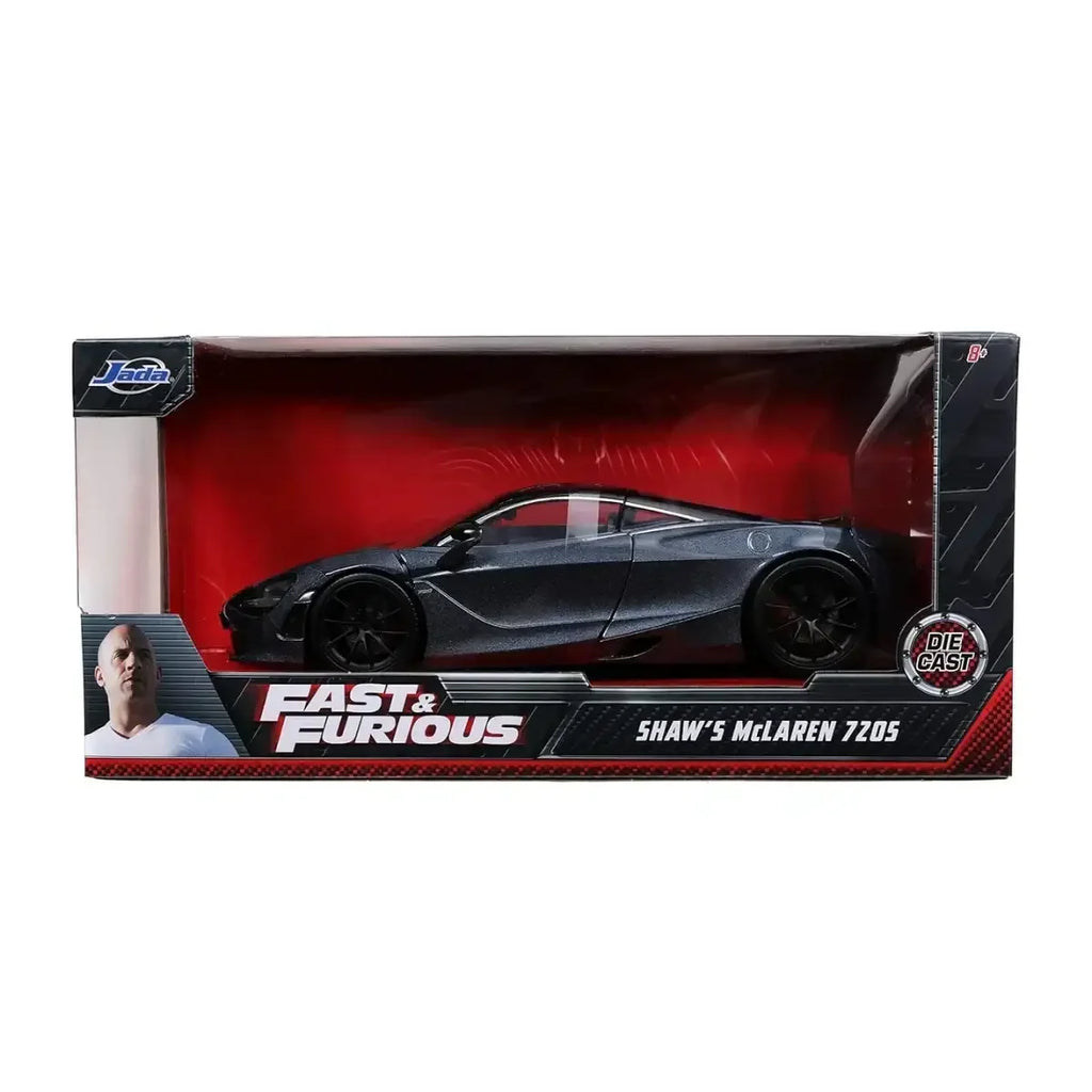 Jada Toys Fast and Furious 1:24 Shaw's McLaren 720S Diecast Car - Naivri
