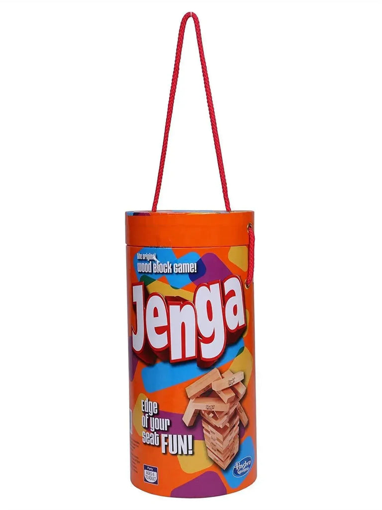 Jenga Tube by Hasbro Gaming – Portable Hardwood Block Stacking Game in a Tube - Naivri
