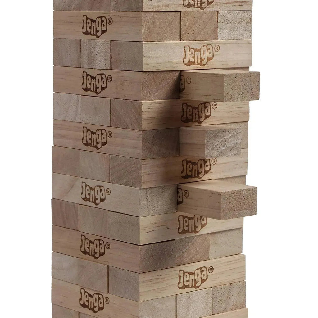 Jenga Tube by Hasbro Gaming – Portable Hardwood Block Stacking Game in a Tube - Naivri