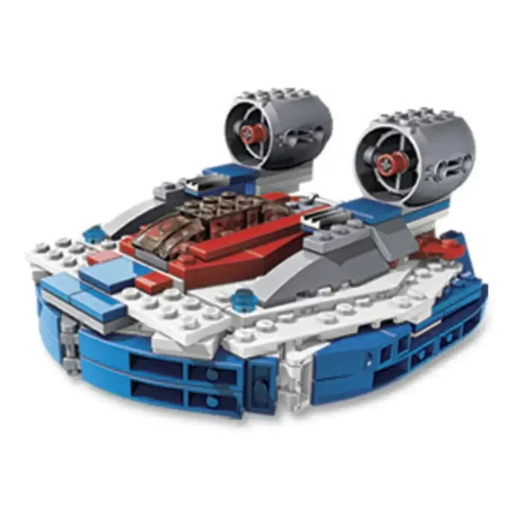 JiSi 3123 Flying Blue Fast Flyers – 312-Piece DIY Creator Expert Building Block Set | Compatible Construction Toy for Kids and Collectors - Naivri