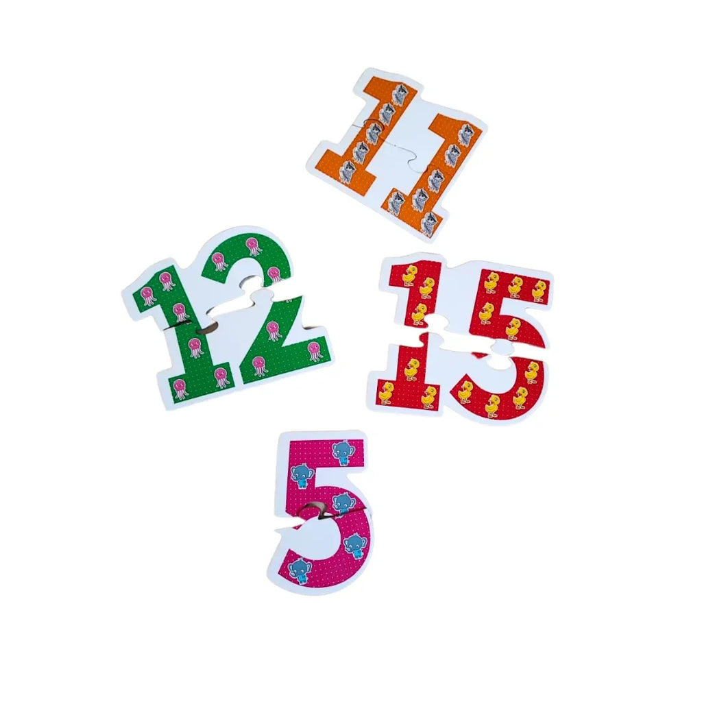 JoGenii 1-20 Counting Puzzle - Animal Edition - Naivri