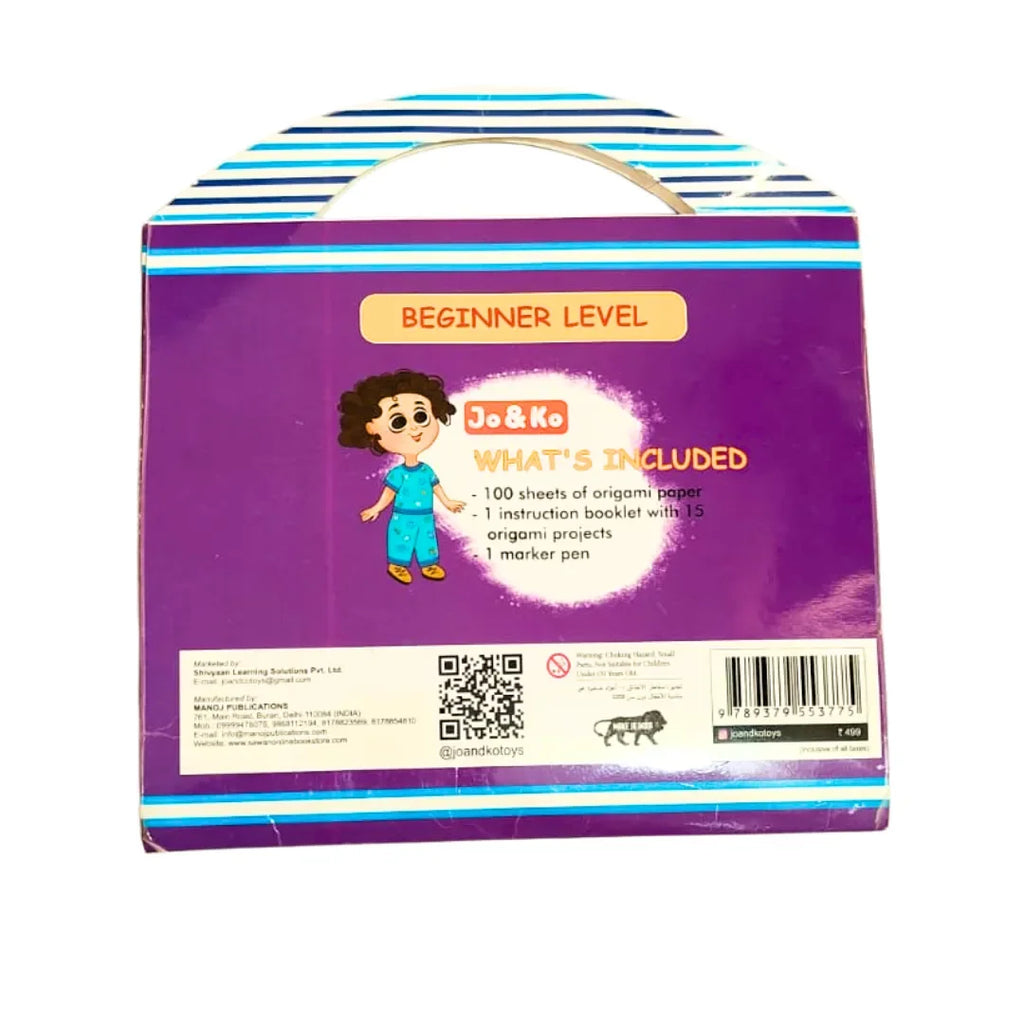 JoGenii Origami paper for craft, art and kit gift for kids 6-12 year old girls & boys, diy kits book & materials 6-8 9-12 12-15 girl women teenagers adults, birthday party return gifts 6 years, origami material & sheets for arts & crafts 8-10yrs - Naivri