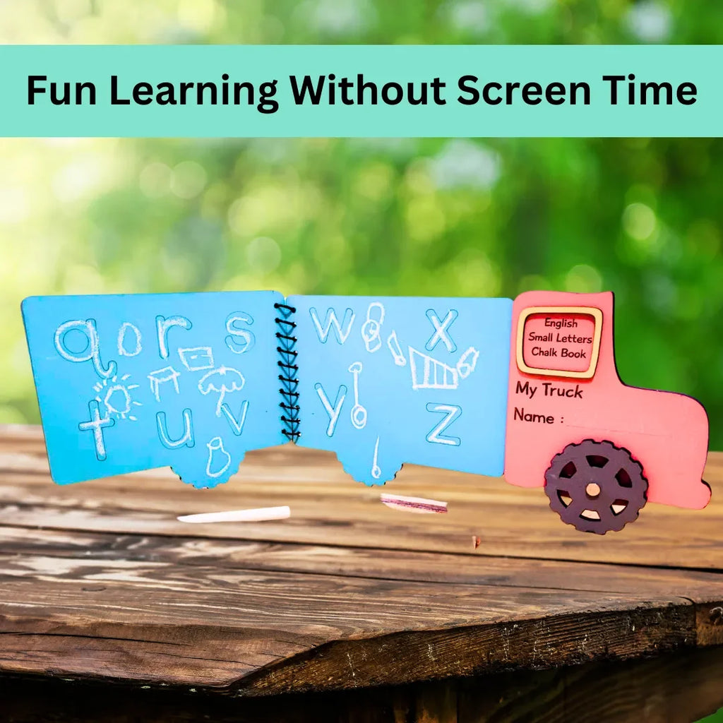JoGenii Write Right - Small Alphabets Writing Chalk book - Naivri