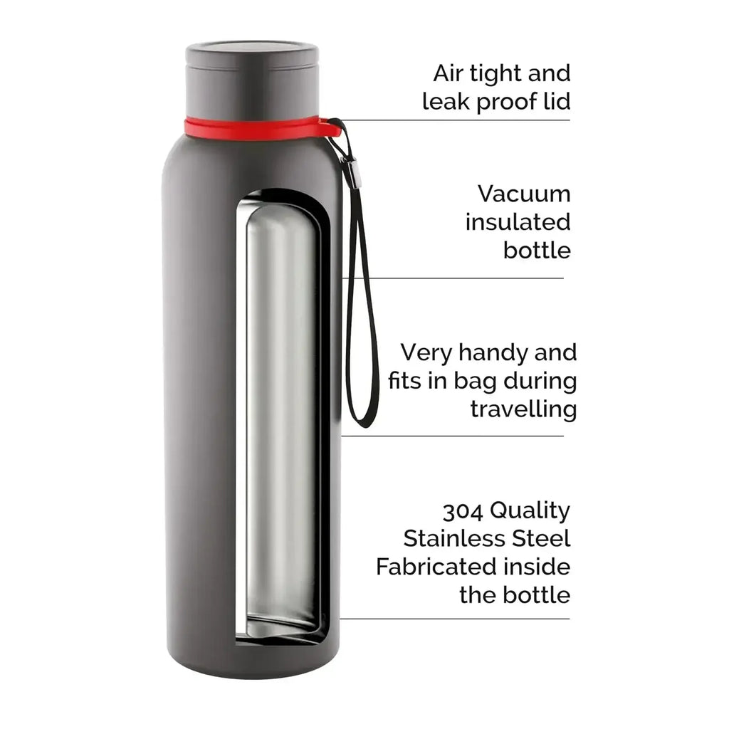 Joyo Century 750ml Stainless Steel Vacuum Bottle – Hot & Cold, Leak-Proof, BPA-Free Water Bottle for Office, Gym, Travel, Home Use - Naivri