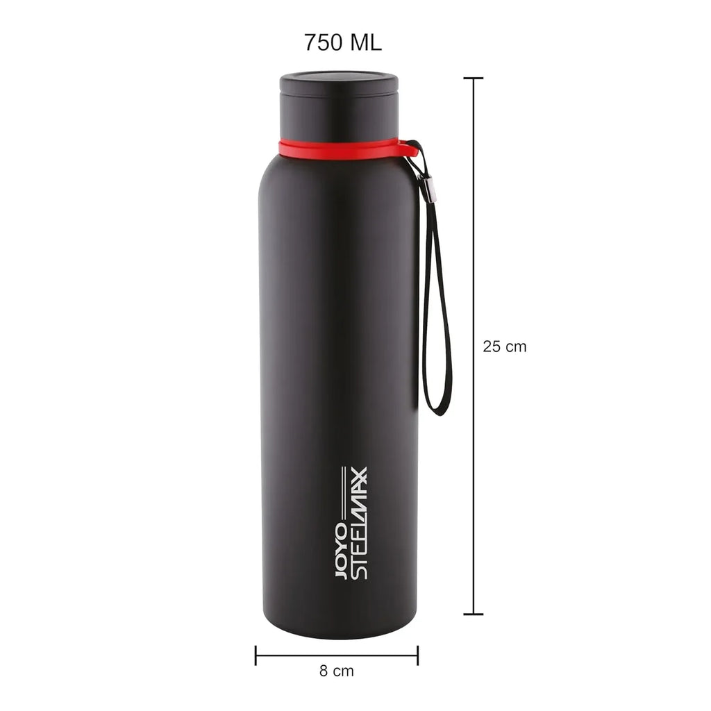Joyo Century 750ml Stainless Steel Vacuum Bottle – Hot & Cold, Leak-Proof, BPA-Free Water Bottle for Office, Gym, Travel, Home Use - Naivri