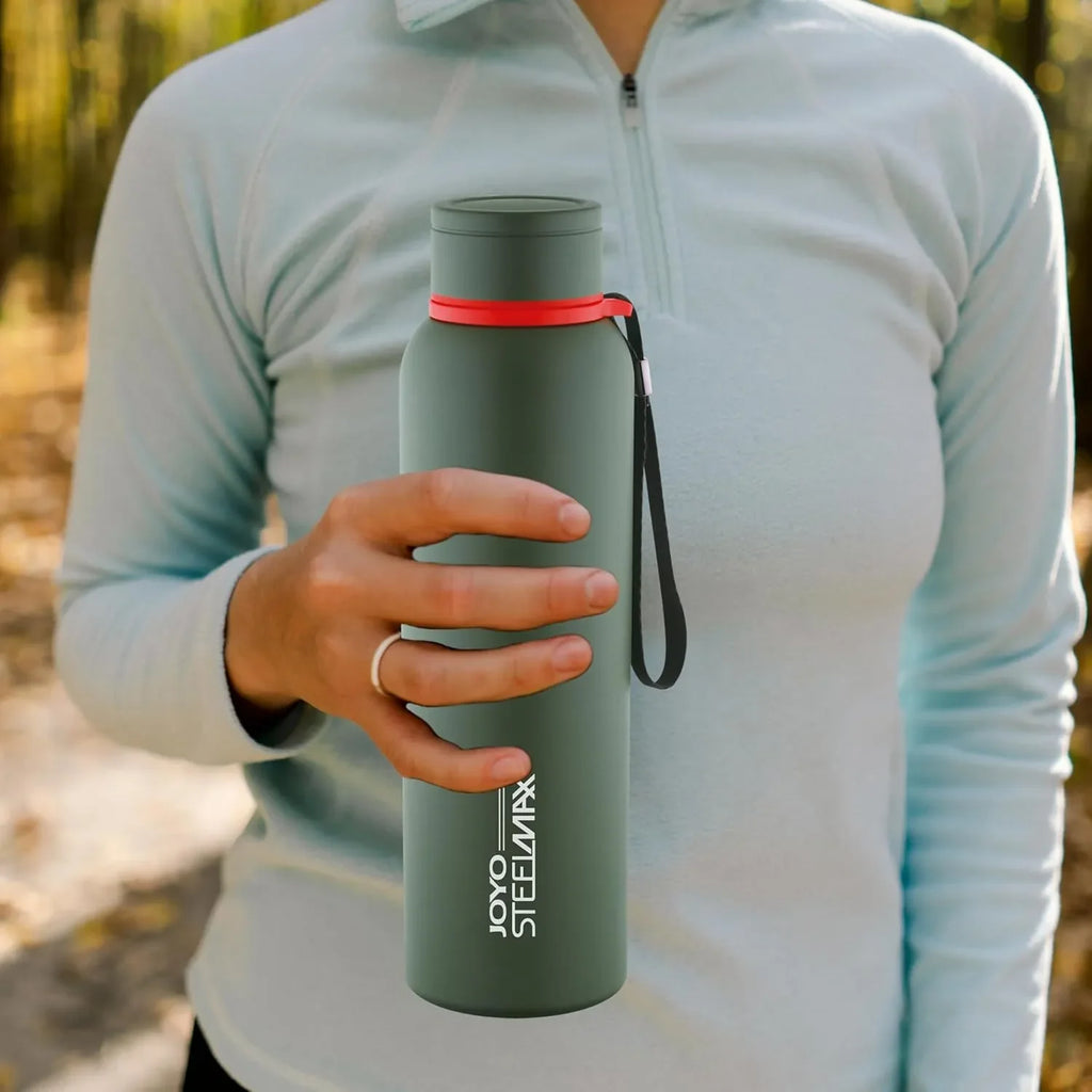 Joyo Century 750ml Stainless Steel Vacuum Bottle – Hot & Cold, Leak-Proof, BPA-Free Water Bottle for Office, Gym, Travel, Home Use - Naivri