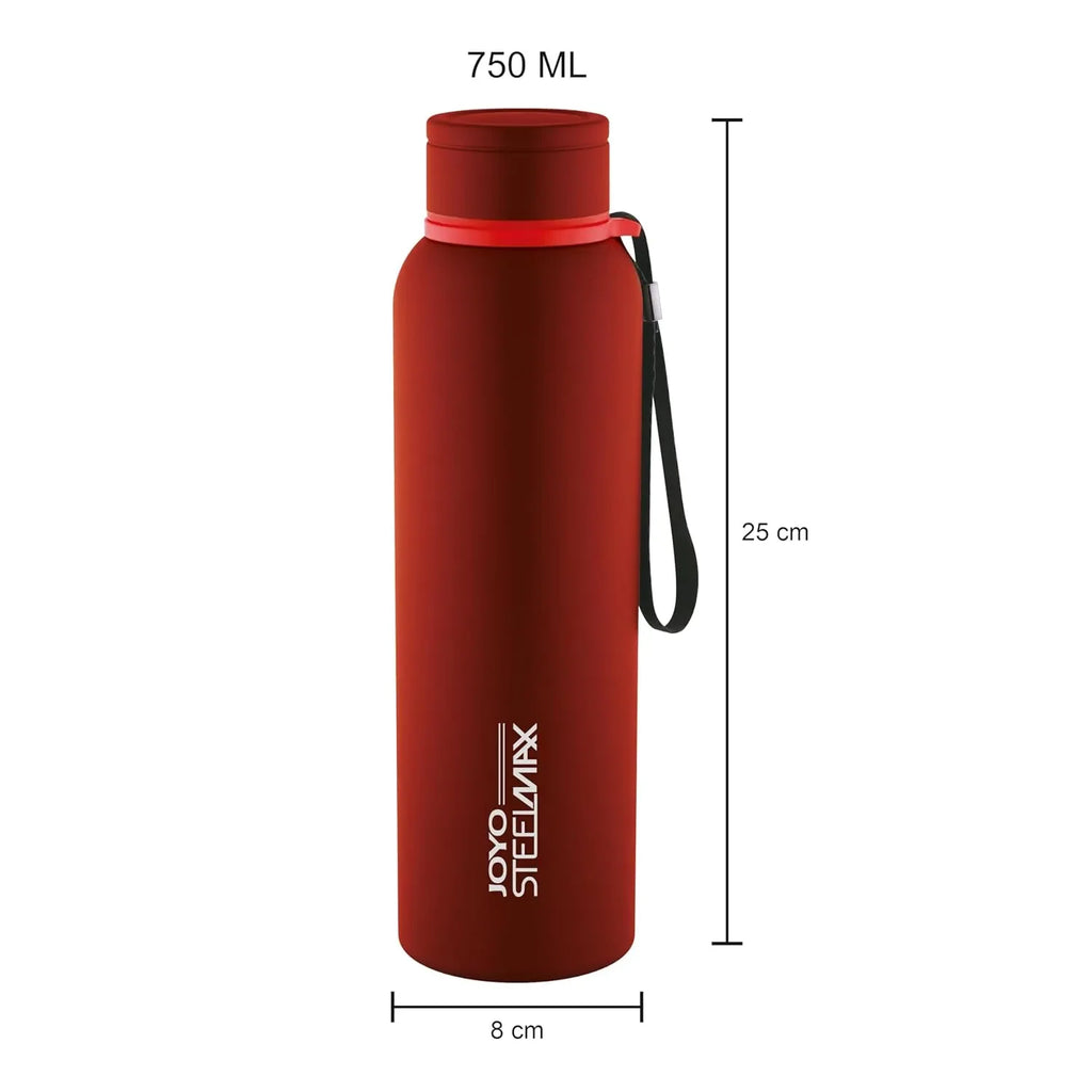 Joyo Century 750ml Stainless Steel Vacuum Bottle – Hot & Cold, Leak-Proof, BPA-Free Water Bottle for Office, Gym, Travel, Home Use - Naivri