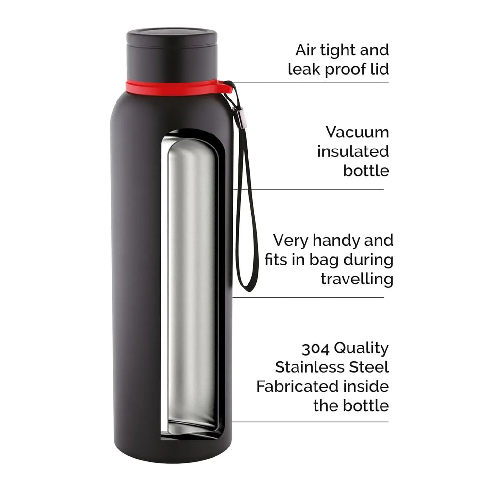 Joyo Century 750ml Stainless Steel Vacuum Bottle – Hot & Cold, Leak-Proof, BPA-Free Water Bottle for Office, Gym, Travel, Home Use - Naivri