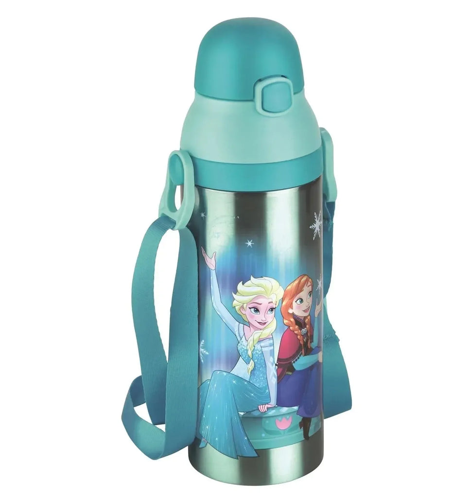 Joyo Kiddo 500 ml Stainless Steel Vacuum Insulated Water Bottle for Kids | Hot & Cold | Push Button Lid | BPA-Free | Disney & Marvel Characters - Naivri