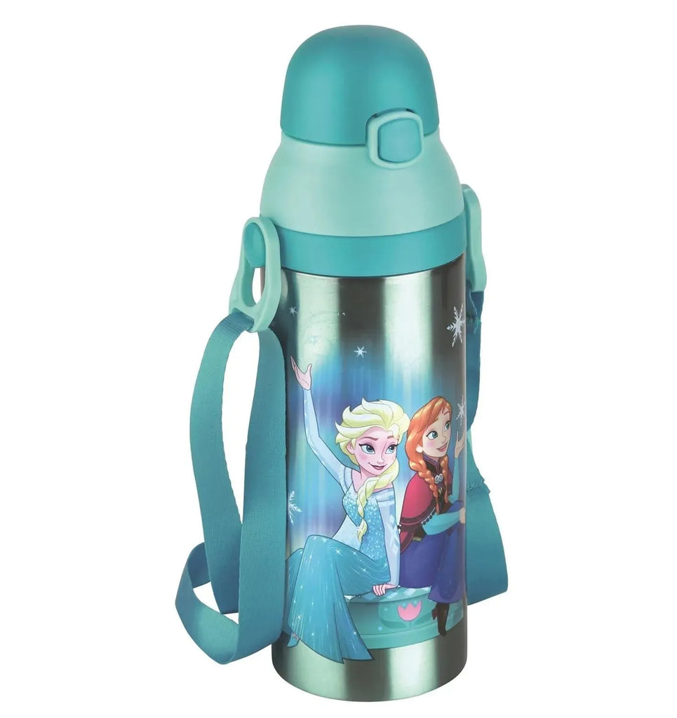 Joyo Kiddo 500 ml Stainless Steel Vacuum Insulated Water Bottle for Kids | Hot & Cold | Push Button Lid | BPA-Free | Disney & Marvel Characters - Naivri