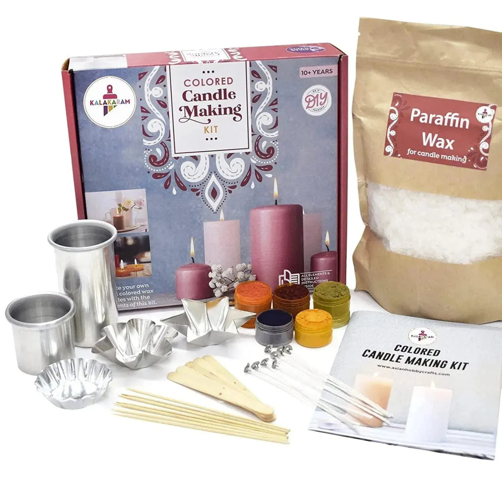 Kalakaram Colored Candle Making Kit - Naivri