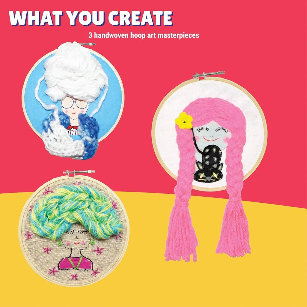 Kalakaram DIY Embroidery Hoop Art Kit – 3 Elegant Designs for Ages 12+ - Naivri