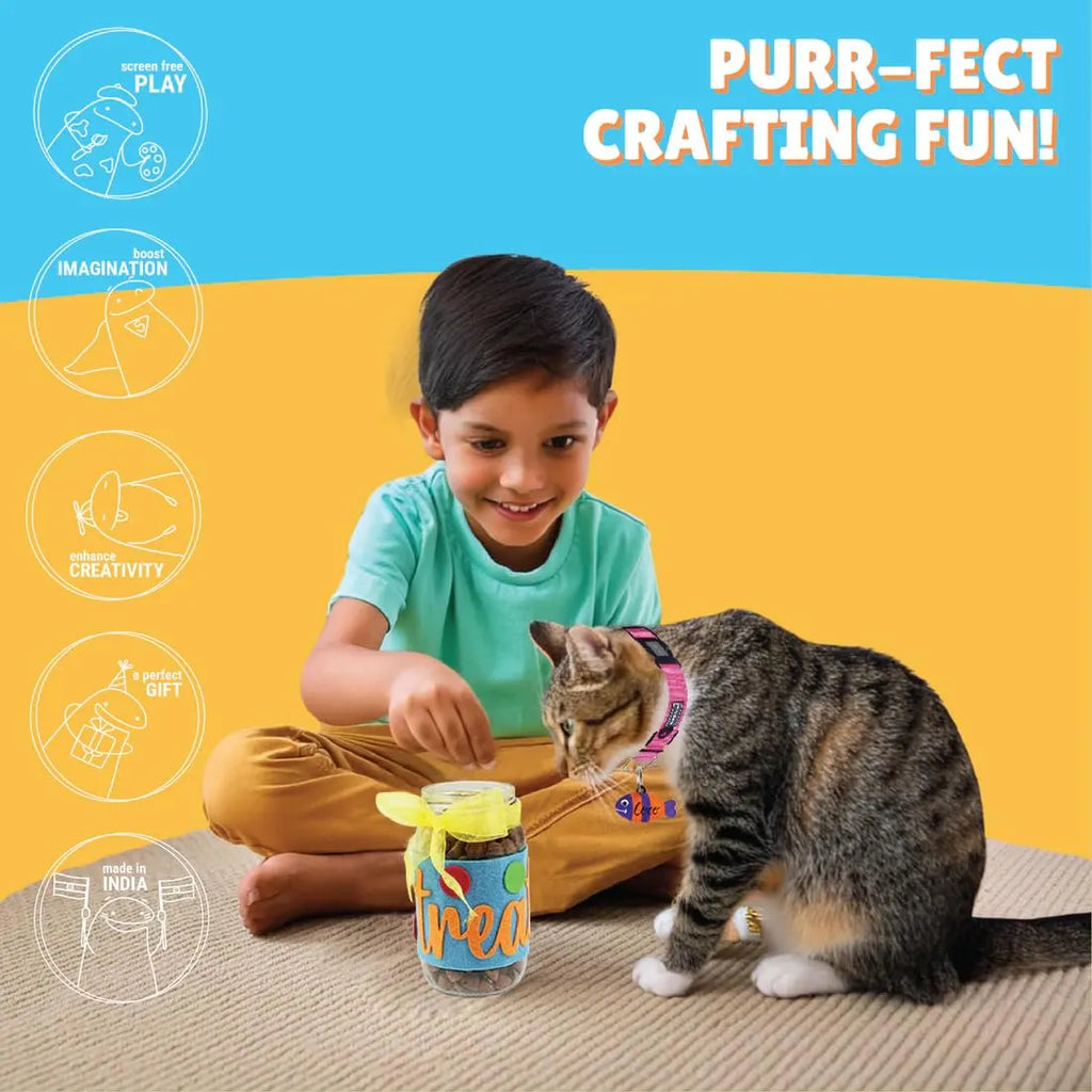 Kalakaram DIY Pet Craft Activity Box – 5 Fun Art Projects for Kids & Pet Lovers (8Y+) - Naivri