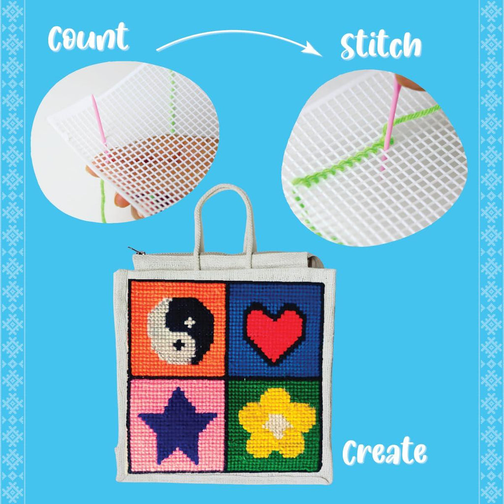 Kalakaram Make Your Own Cross Stitch Bag - Naivri