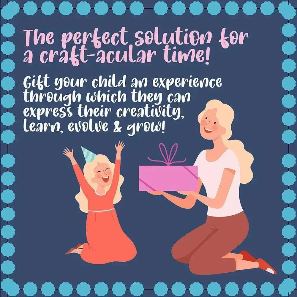 Kalakaram Pom Pom Crafts Kit – DIY Craft Set for Kids with Pipe Cleaners, Pom Poms, Googly Eyes & Thorn Balls | Creative, Colorful, Skill-Building Art Activity - Naivri