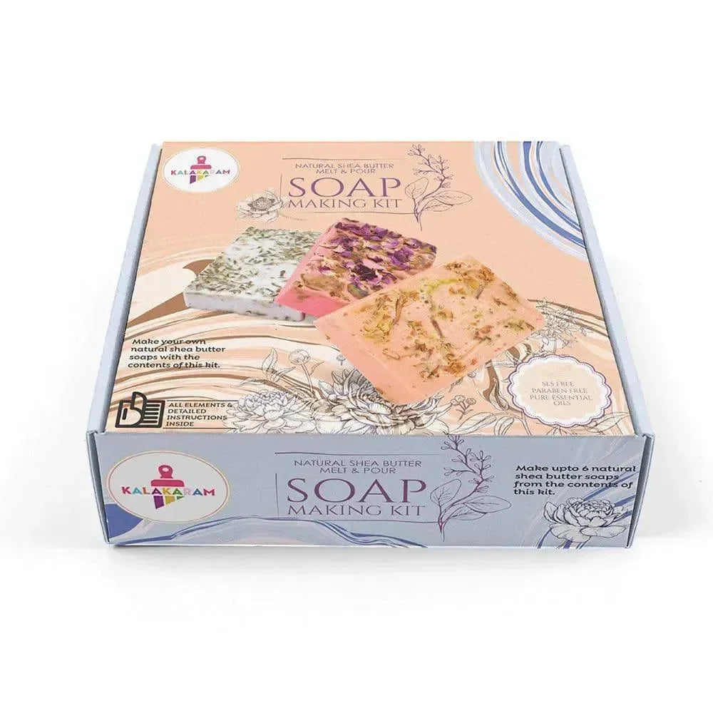 Kalakaram Shea Butter Soap Science Kit – Creative STEM Craft for Kids (7Y+) - Naivri