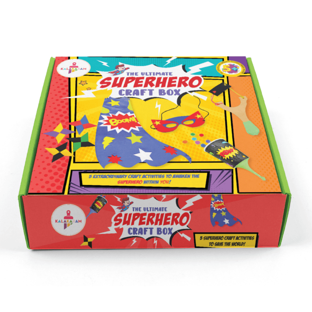 Kalakaram The Ultimate Superhero Craft Box - Naivri