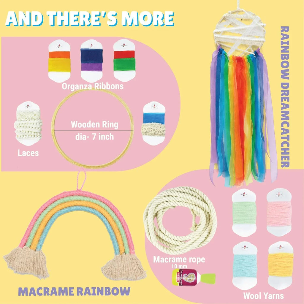 Kalakaram Unicorn Wonderland DIY Craft Box – 4-in-1 Creative Art Kit for Kids (Ages 5+) - Naivri