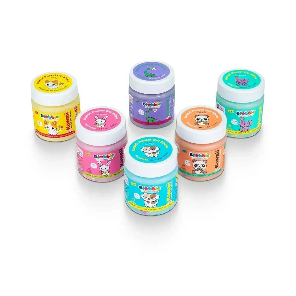 Kawaii Pastel Gel Slime Miao 130ML - Naivri