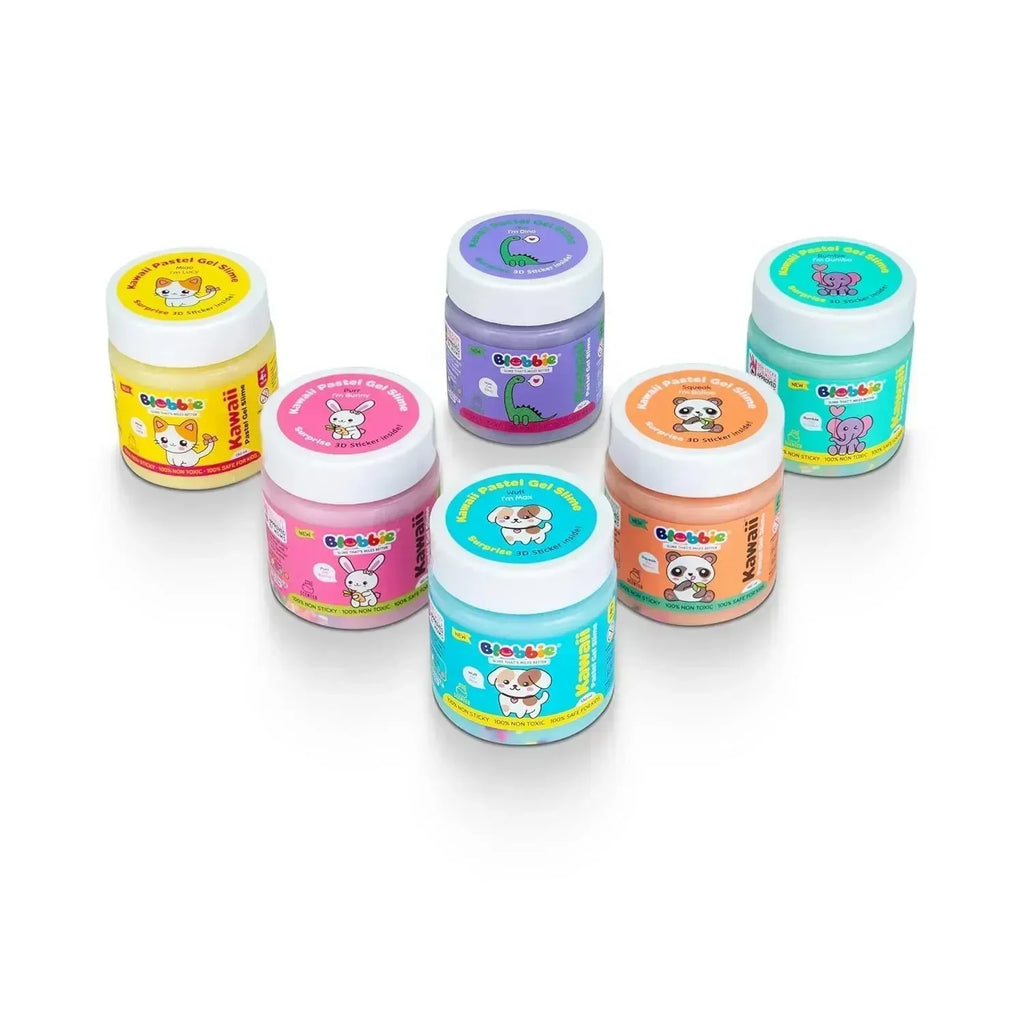 Kawaii Pastel Gel Slime Purr 130ML - Naivri