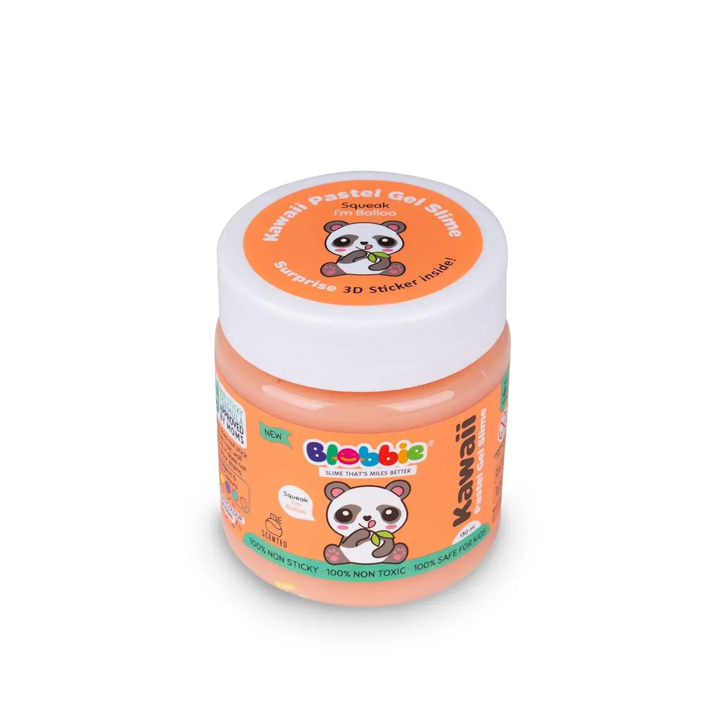 Kawaii Pastel Gel Slime Squeak 130ML - Naivri