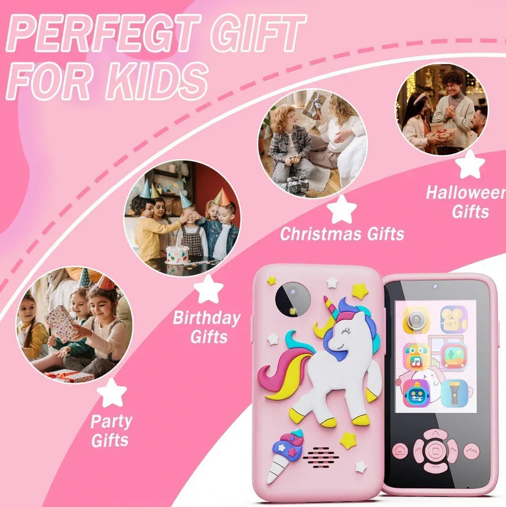 Kids smartphone camera toy phone with games and more! - Naivri