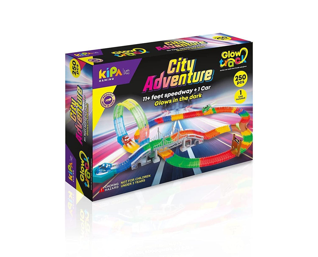 Kipa City Adventure Glow Track 250 pcs - Naivri